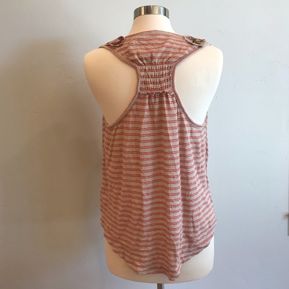 FREE PEOPLE Frida Floral Striped Drape Tank Top - Picture 7 of 16